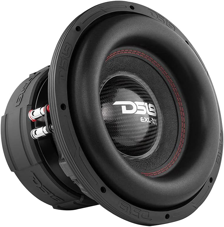 DS18 EXL-XX12.2DHE 12 High Excursion Car Subwoofer 4000 Watts Dual Voice Coil 2+2 Ohms (1 Speaker)