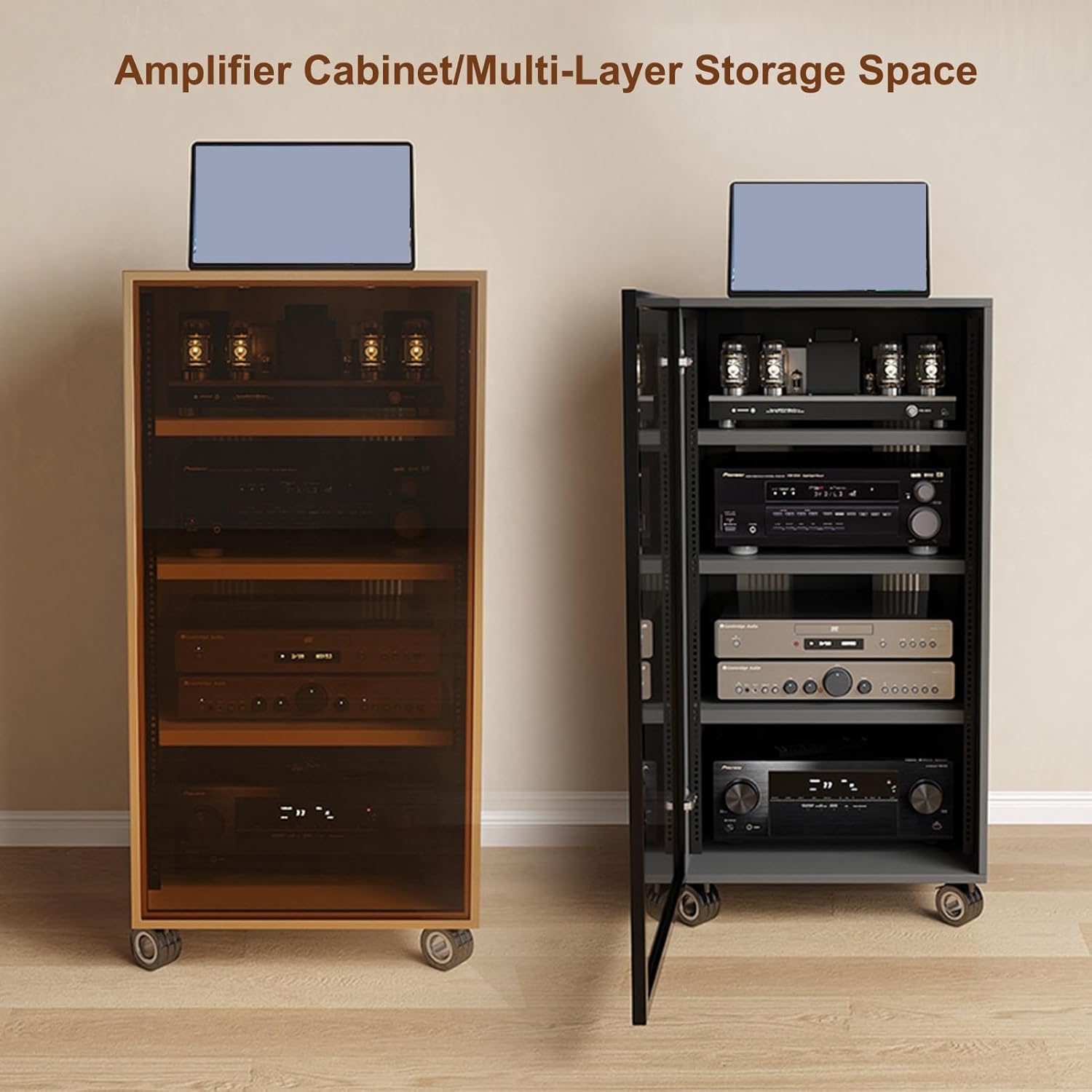 ZIGTUEI Modern Stereo Cabinet