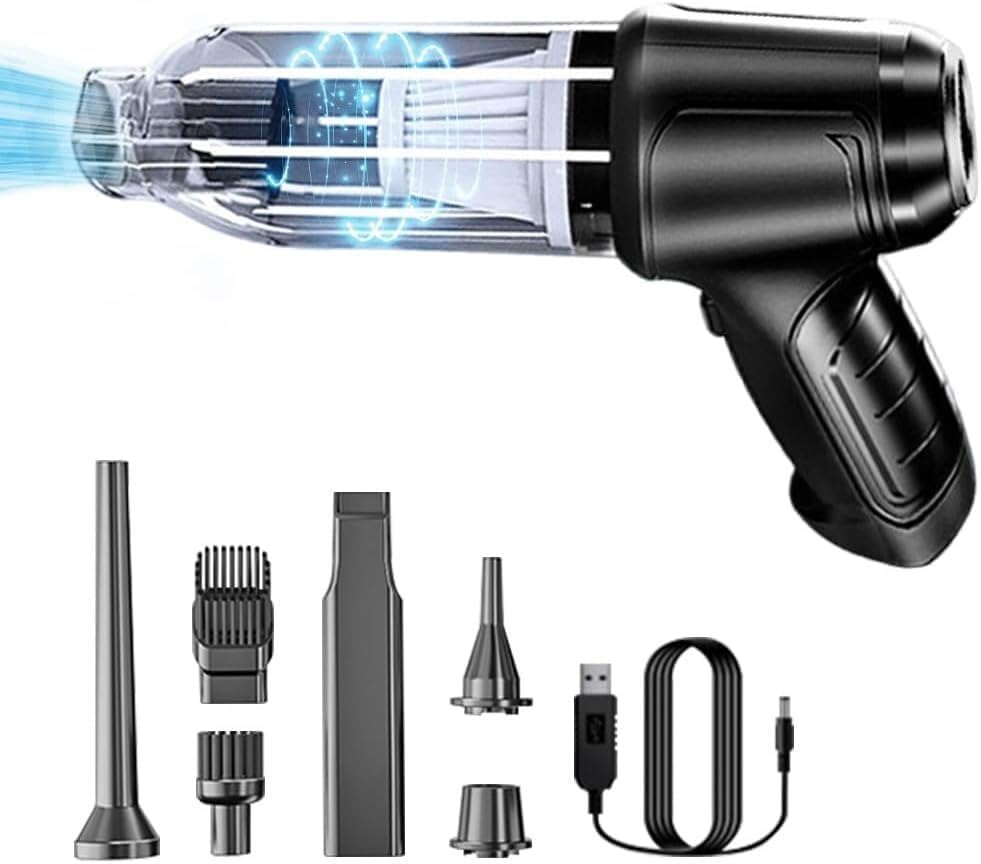 1pcWireless Handheld, 9000PA Strong Suction Portable Vacuum Cleaner with Low Noise, Cordless Car Vacuum Mini Vacuum Cleaner Easy to Clean Car Interior,Keyboard