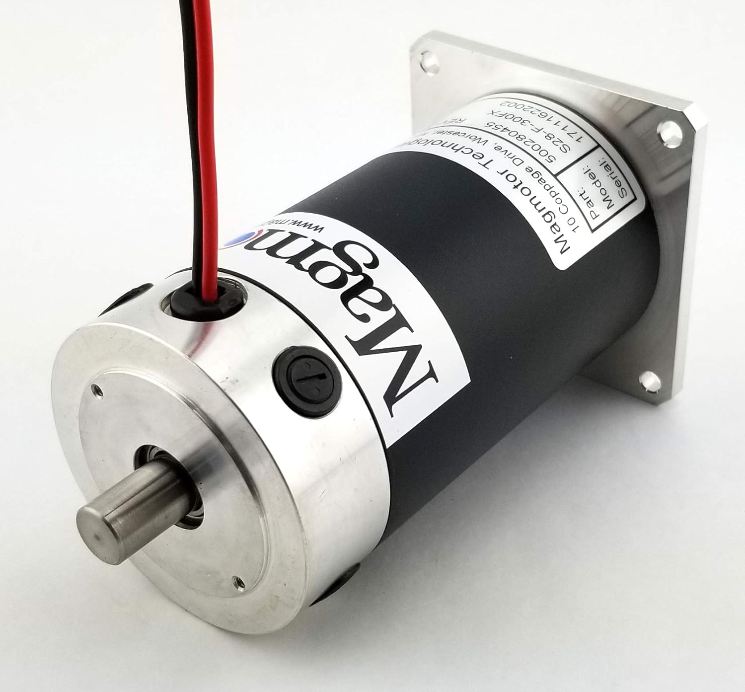 Brushed Motor - Magmotor, S28-F-300FX, 500280455, 48 VDC, 2000 RPM, Brushed DC Motor, DC Electric Motor