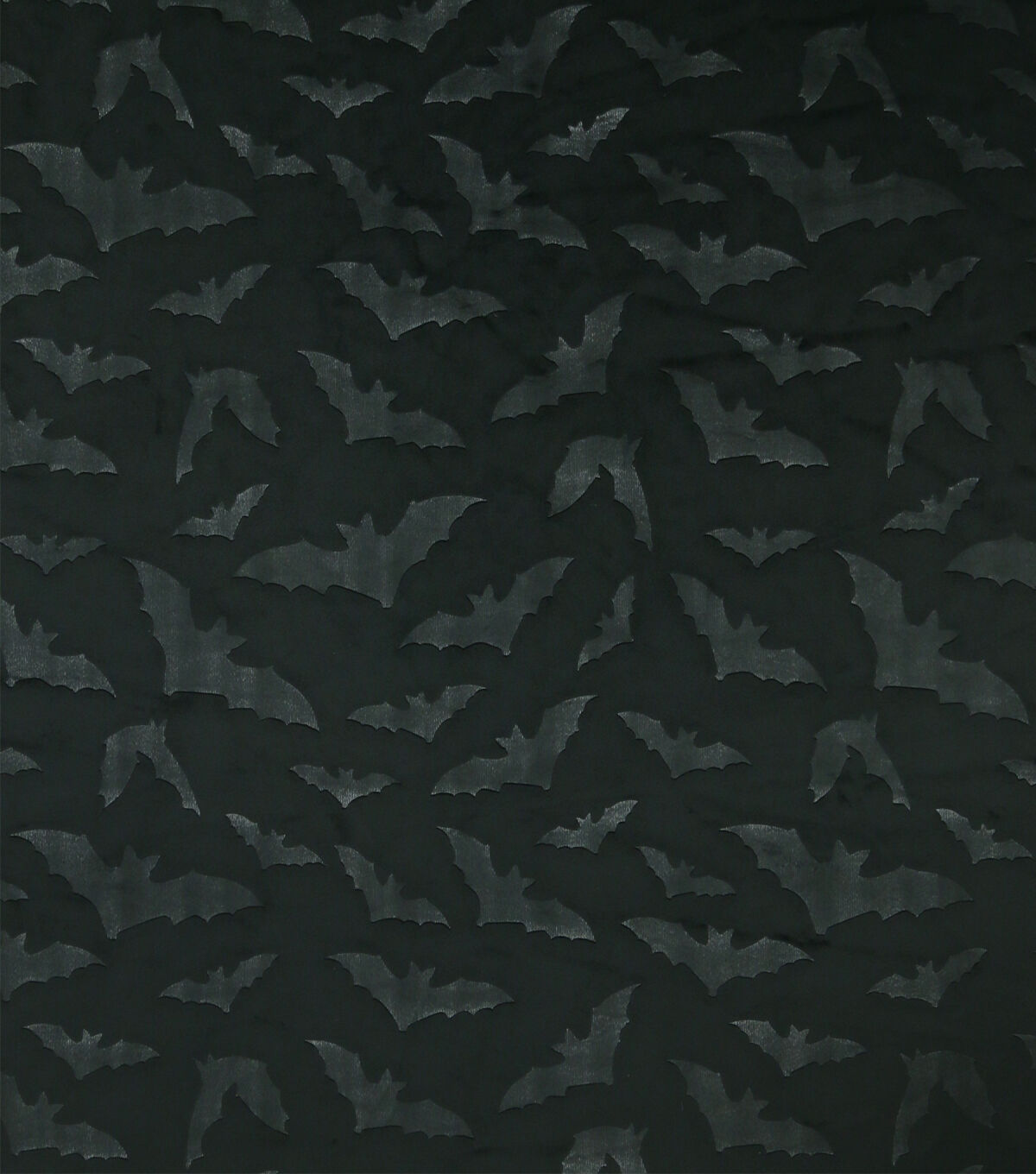 Black Bat Embossed Soft & Minky Fabric