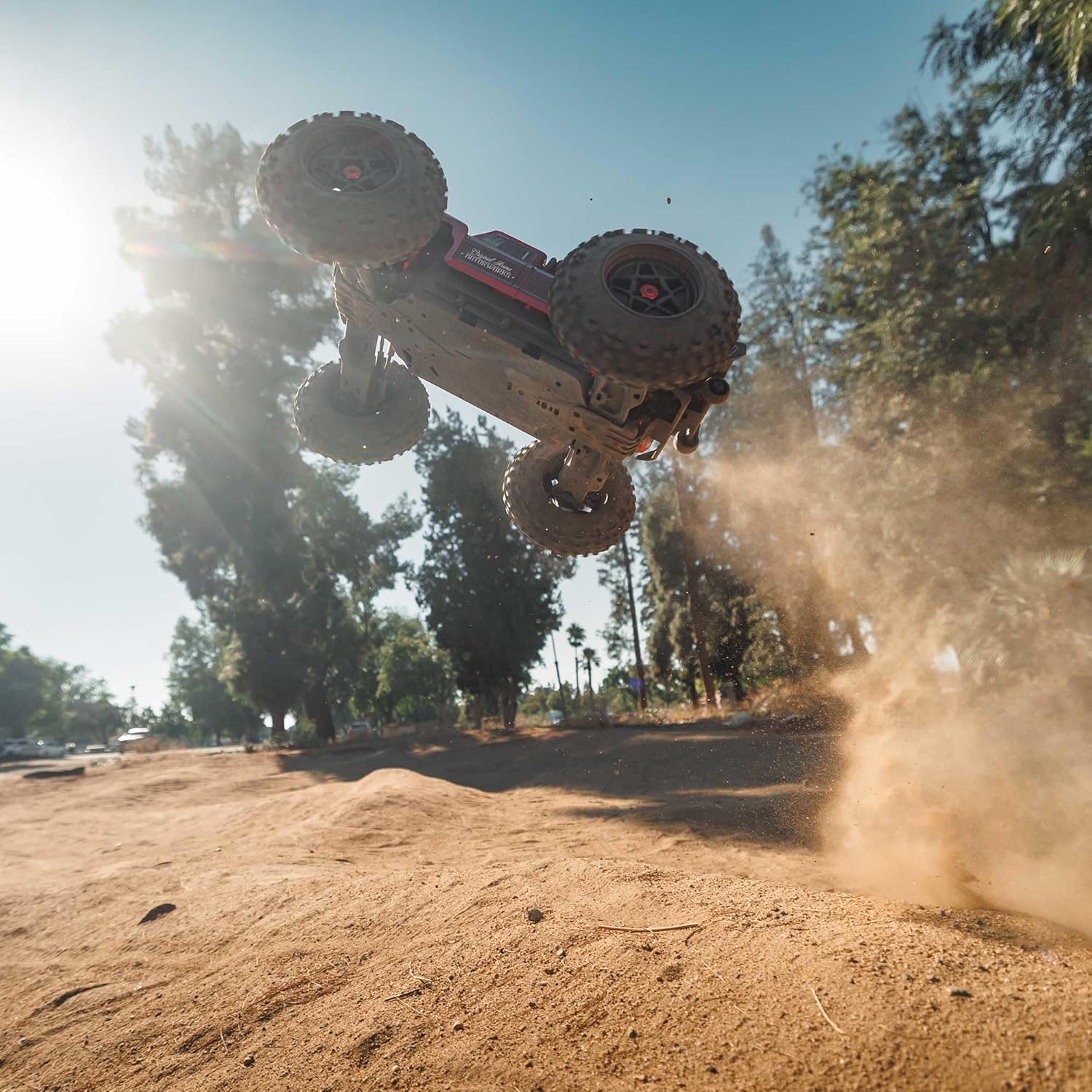 ARRMA RC Truck Outcast 4X4 4S BLX 1/10TH 4WD Stunt Truck RTR (Battery and Charger Not Included), Red, ARA4410V2T4