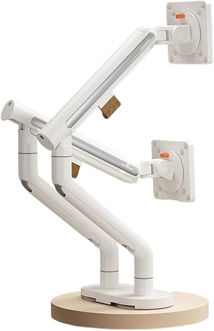 Monitor Stand Mechanical arm Cantilever Lifting Desktop Computer Display Screen White Base T7-2