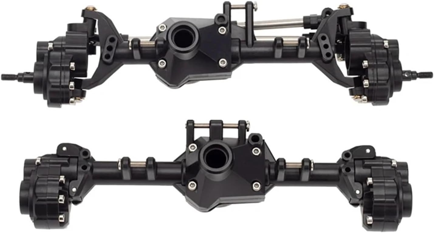 RC Vehicle Axles Compatible with for traxxas for TRX-4 Metal Integrated Front and Rear Portal Axle Housing Set 1/10 RC Crawler Car Accessories Assembly