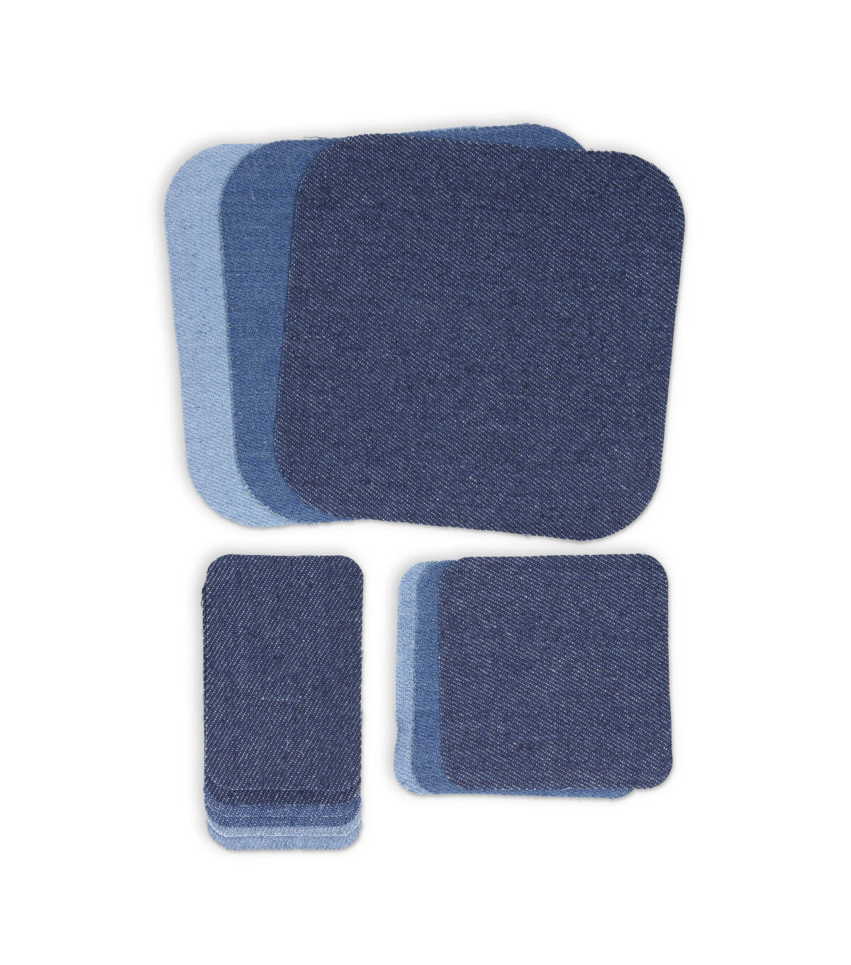 Dritz 12ct Assorted Denim Iron On Patches