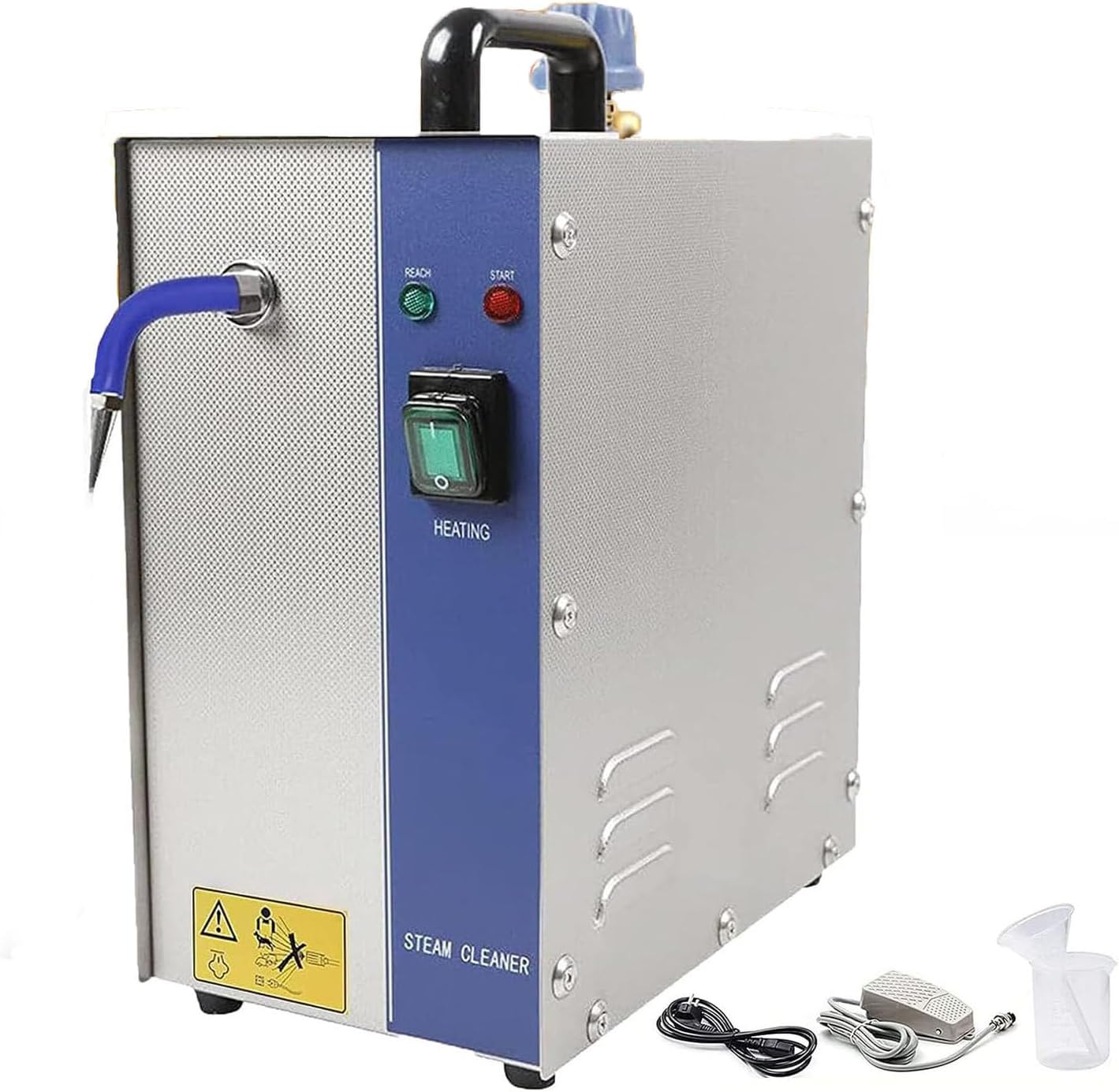 Ostreemaner Professional Jewelry Steam Cleaner, 1300W Jewelry Steam Cleaner,2L Stainless Steel Steam Cleaner,Used to Clean Jewelry/Silver/Gold