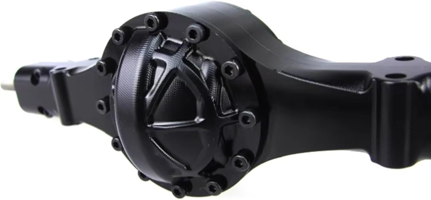 Rc Crawlers Axles For Tamiya Q-9023 TH02072 1/14 Metal Rear Axle Differential Lock Scale Model RC Tractor Truck DIY Car Accessory