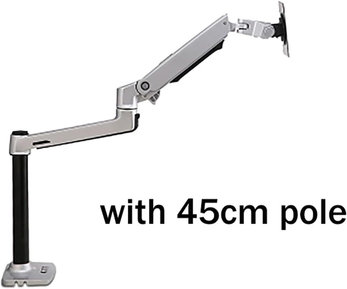V62C-450 / XSJ8012C-450 Desktop Full Motion 17-32 Inch Monitor Stand Mechanical Spring Arm Aluminum Monitor Support Load 10 kg(V62CS-450)