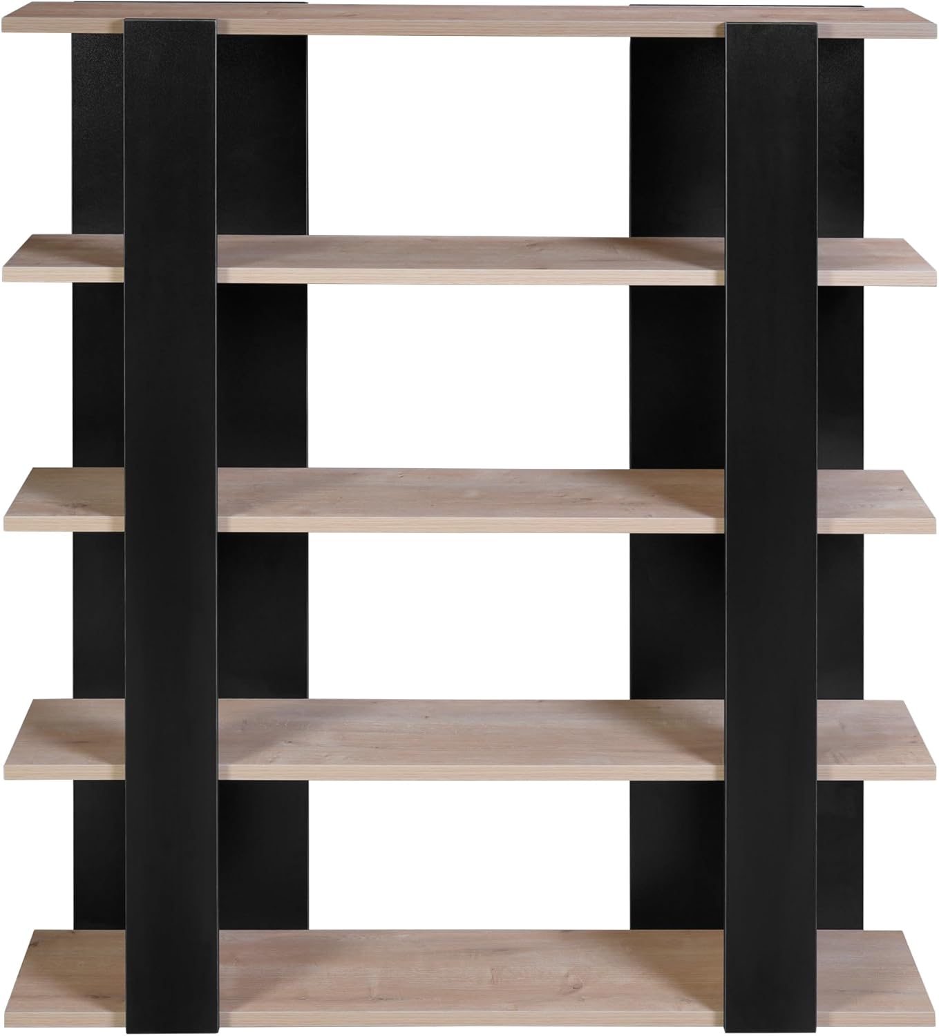 Niche 5 Shelf Modern Wooden Bookcase 48