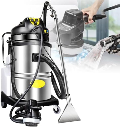 Powerful 3-in-1 Carpet Cleaner Machine - 1000W Stainless Steel Deep Cleaning for Carpets, Sofas & Curtains - 30L Household/Commercial Rug Cleaner