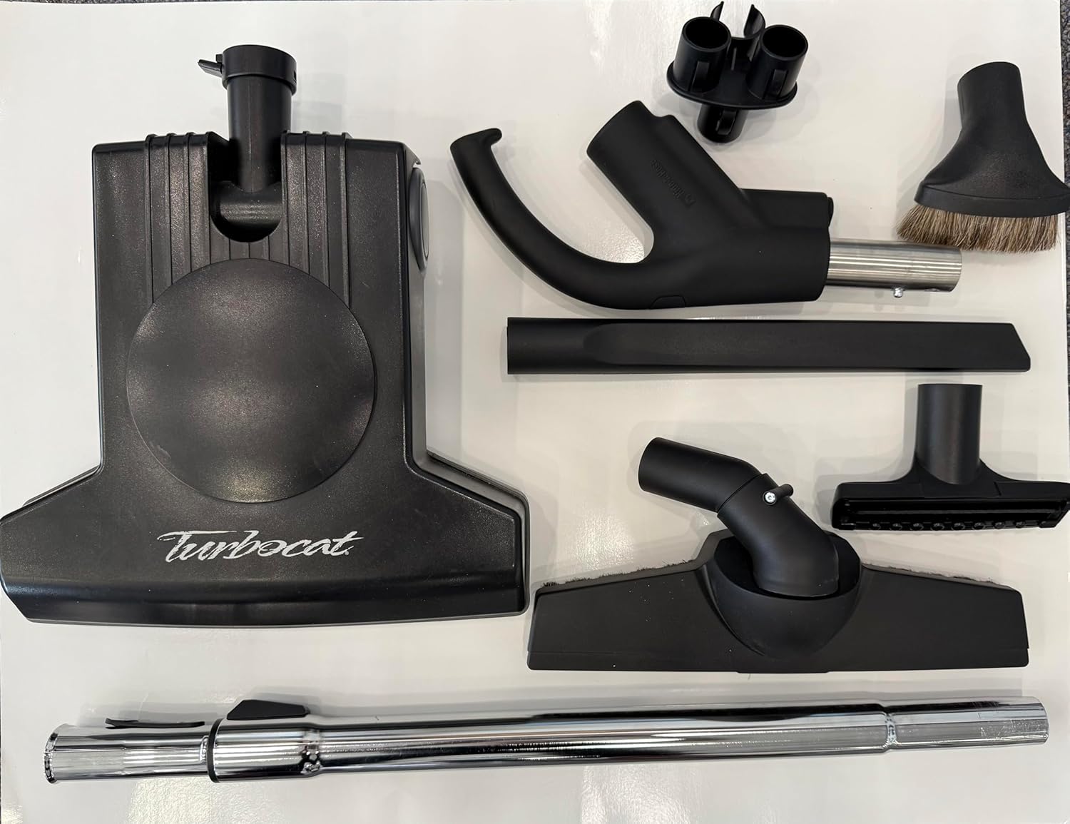 RHS Deluxe TurboCat Attachment Kit Designed to fit Chameleon and Hide a Hose Retractable Hose Central Vacuums