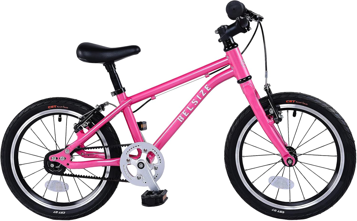 A11N SPORTS BELSIZE 16-Inch Belt-Drive Kid's Bike, Lightweight Aluminium Alloy Bicycle(only 12.57 lbs) for 3-7 Years Old