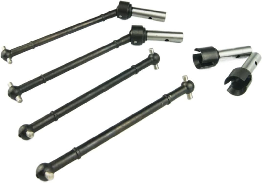 RC Drive Shafts for Losi for Desert for Buggy XL for Dbxl Mtxl E2.0 8mm Steel Front Rear Driveshaft Dogbone Joint Kit RC Car Parts(Front and Rear)