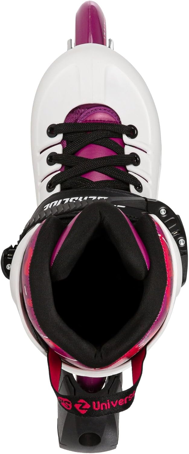 Powerslide Universe Pink Adjustable Inline Skates for Children, ABEC 7 Pro Bearings, Item No.: 940689