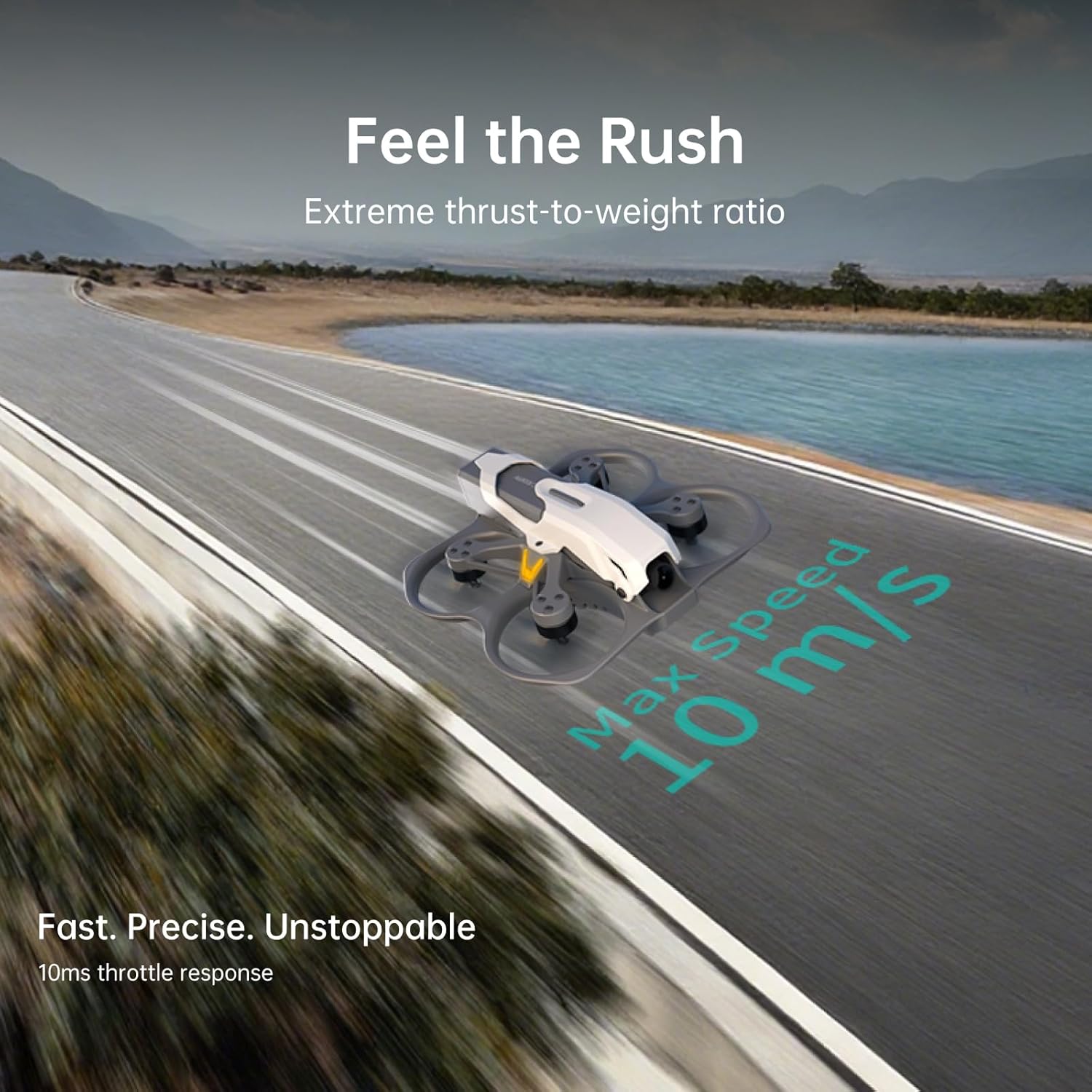 CADDXFPV Protos FPV Drone RTF Kit, Built-in Walksnail 6g VTX, 1080p/60fps HD Digital Video Transmission, 4.5