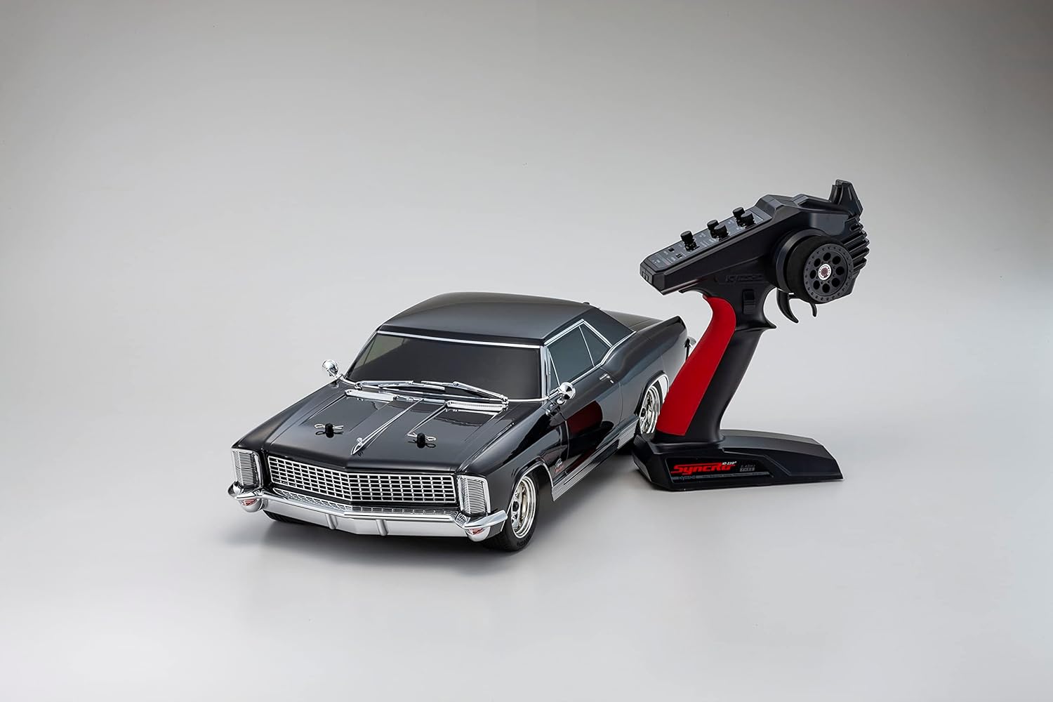 Kyosho Fazer Mk2 1/10 1965 Buick Riviera Regal Black RTR Brushed 2.4GHz #34434T1