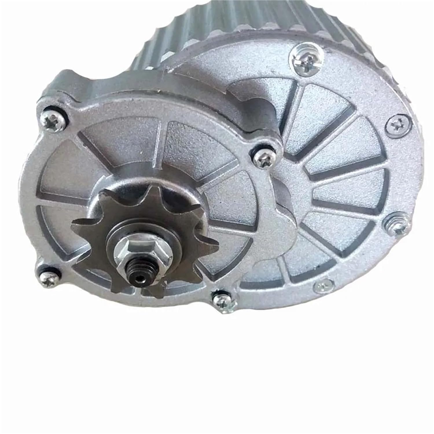 Electric Motor 24V 36V 250W 450W Reversible Brushed DC Motor Gear Reduction Electric Motor with 9 Tooth Sprocket MY1018(24V 450W)