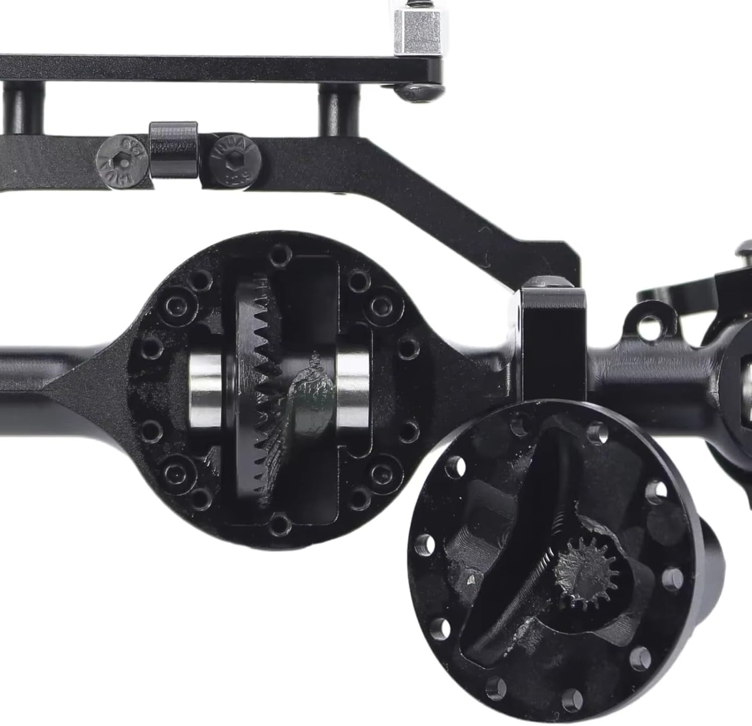 RC Repairs Models For Gelande II TF2 D110 For Yota II D90 1/10 CNC Aluminum Alloy Front Rear Axle Complete Set RC Crawler Straight Axels(1set)