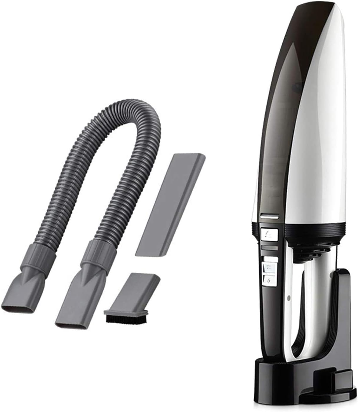 Dongng Handheld Vacuum Cordless 4.4KPa, 1.1LB Lightweight Hand Vacuum Cleaner with Upgraded Brushless Motor & Single Touch Empty, Car Vacuum Cordless with Car Charger/Charging Dock Portable