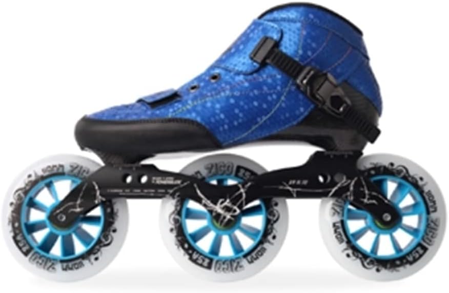 Racing Shoes, Carbon Fiber, Roller - Skates with Design, Light Up Wheels, Adjustable Multiple, Triple Safety System, for Girls Ages