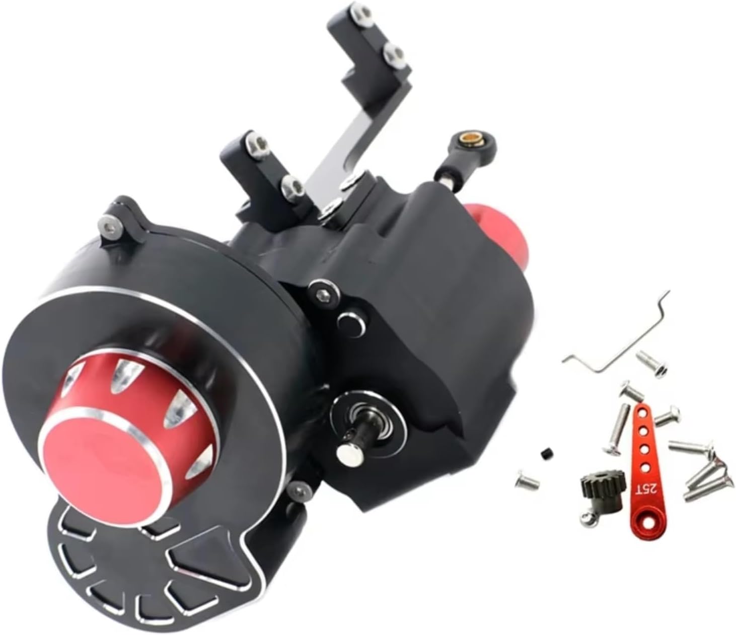 RC Gearboxes For Axial For SCX10 I II III 1/10 Practical Metal 2 Speed Shiftable Transmission Gearbox RC Crawler Car Upgrades Parts