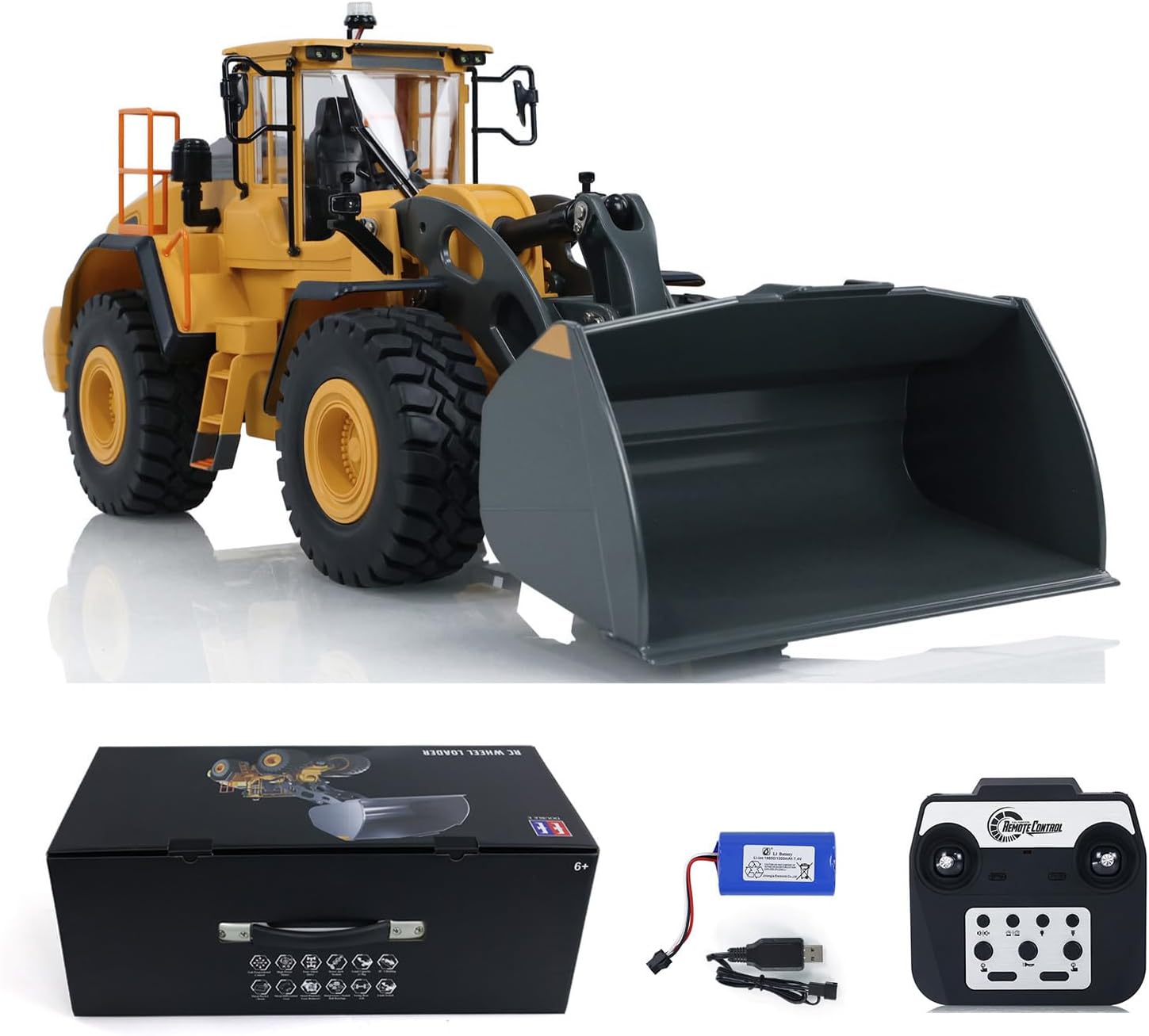 1/16 RC Loader L260H Loader Double Eagle E592 Remote Control Car Model Light Sound System