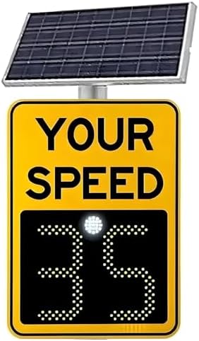 Solar-Powered Speed Feedback Sign - 20
