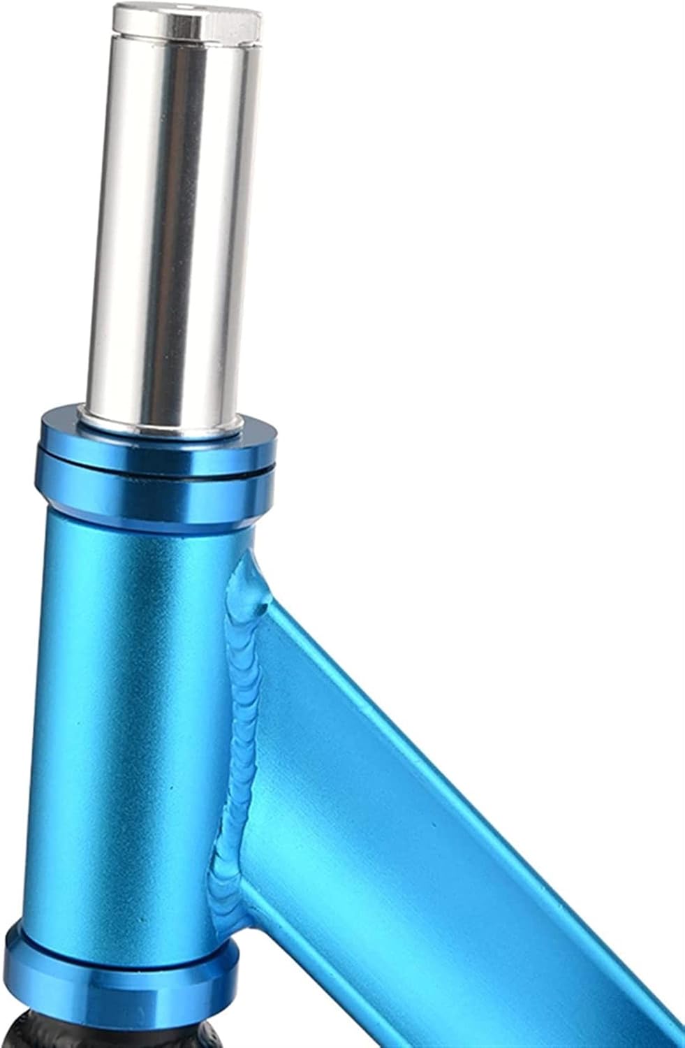 Adult Street Car Two-Wheeled Professional Extreme Scooter Competitive Stunt Car Combination Rod Scooter (Color : Black) (Light Grey)