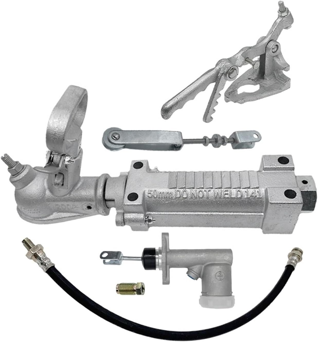 Hydraulic Override Coupling Trailer Hitch Ball 50mm Master Cylinder Brake RV Parts Camper Accessories Caravan Components