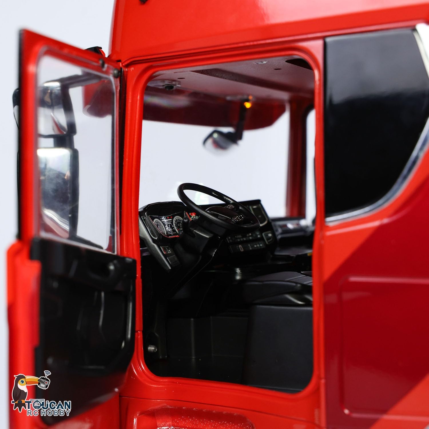 TOUCAN RC HOBBY 1/14 RC Tractor Truck 770S 8x8 Metal Chassis Remote Control Lorry Lock Differential 3Speed Cab Suspension Smoking ST8 Battery for Adult