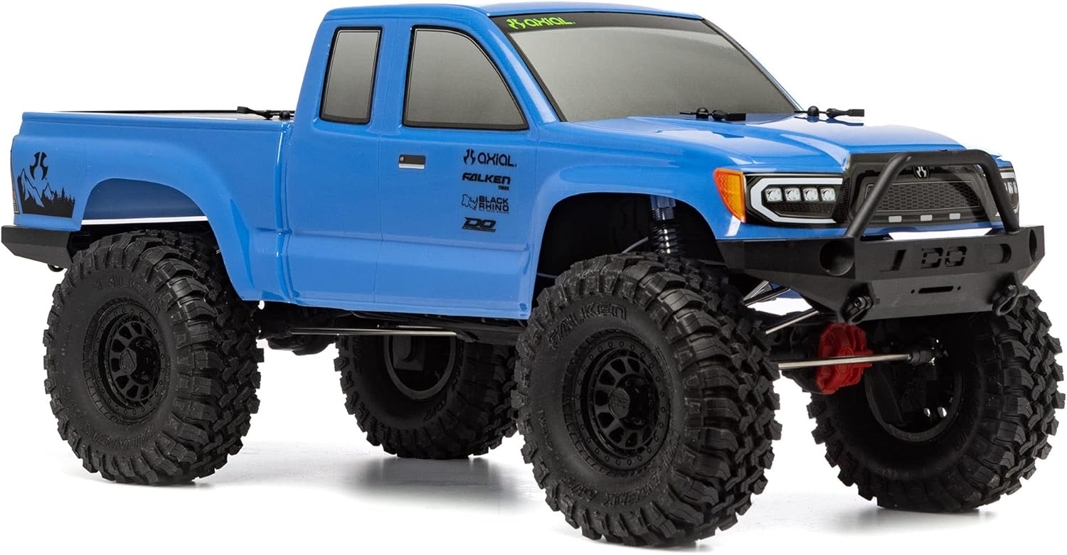 Axial RC Truck 1/10 SCX10 III Base Camp 4WD Rock Crawler Brushed RTR (Batteries and Charger Not Included), Blue, AXI03027T1