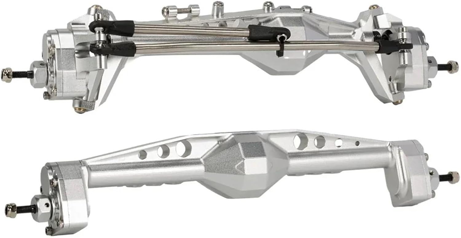 RC Vehicle Axles Compatible with Capra for Wraith 1/10 RC Crawler Aluminum Front Rear Offset Portal Axle with Constant Velocity Driveshift Link Mount(Color3)