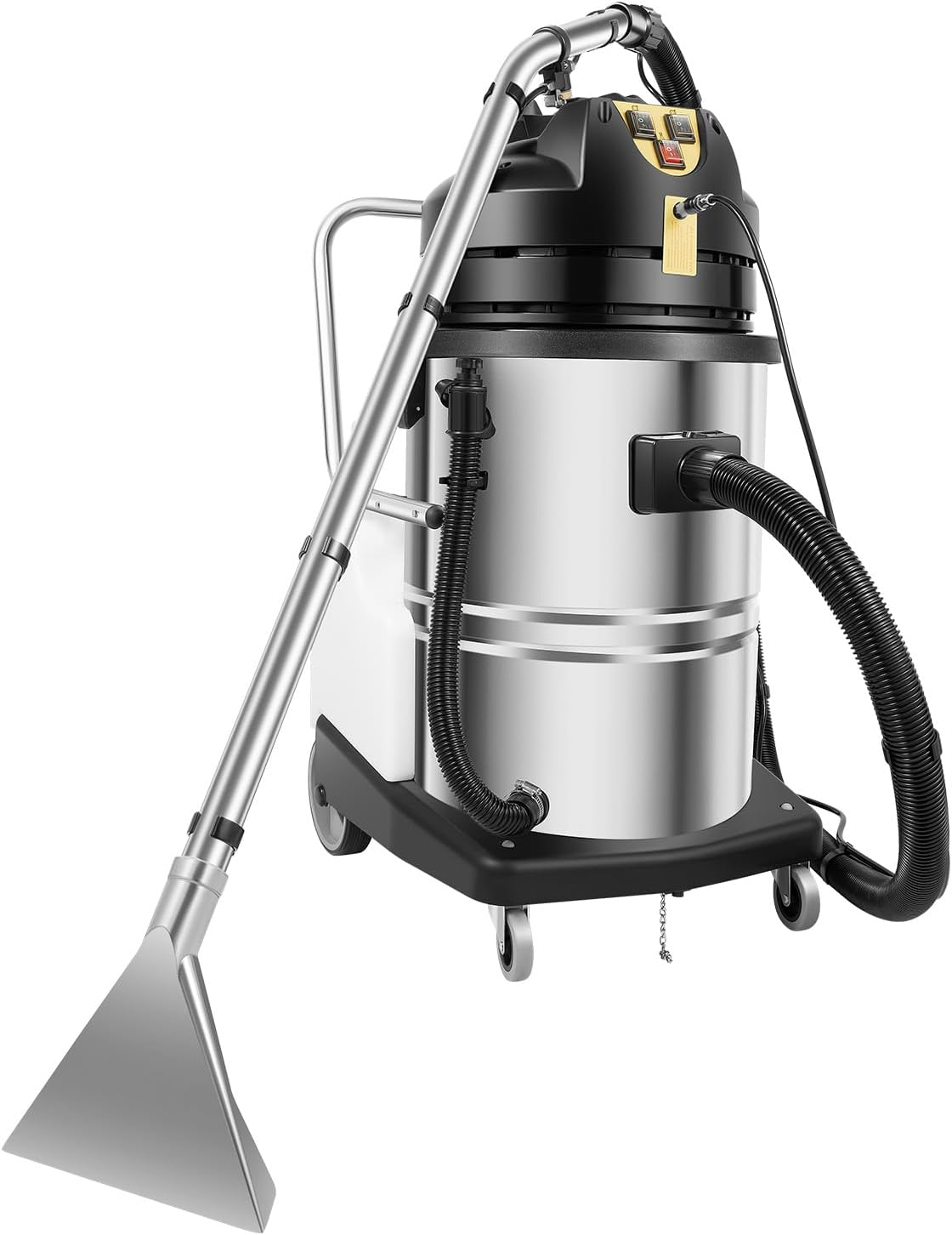 Lemoeyes Carpet Cleaning Machine, 60L Carpet Cleaner with 3-in-1 Commercial Cleaner Machine Wet Dry Vacuum Cleaner for Cleaning Sofa Curtain Fabric, 2110W