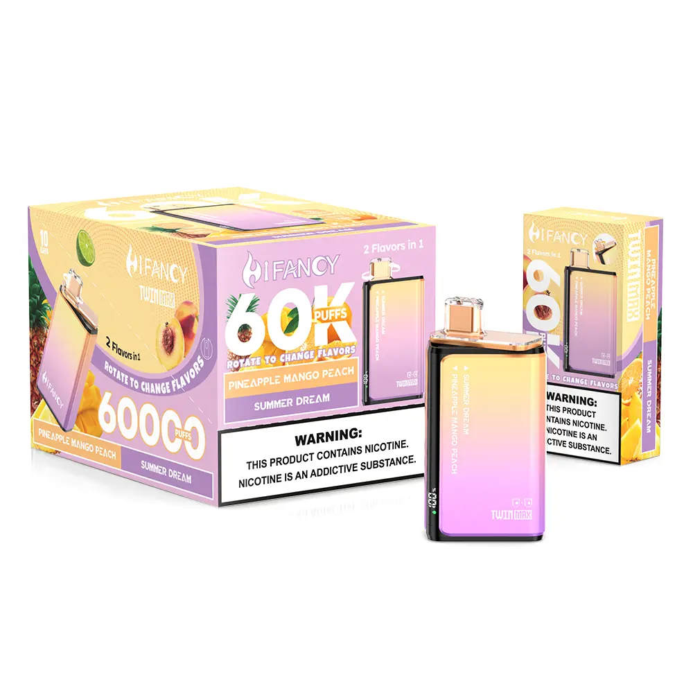 HIFANCY TWIN MAX 60K 2 in 1 (10pcs) - MYEU VAPES