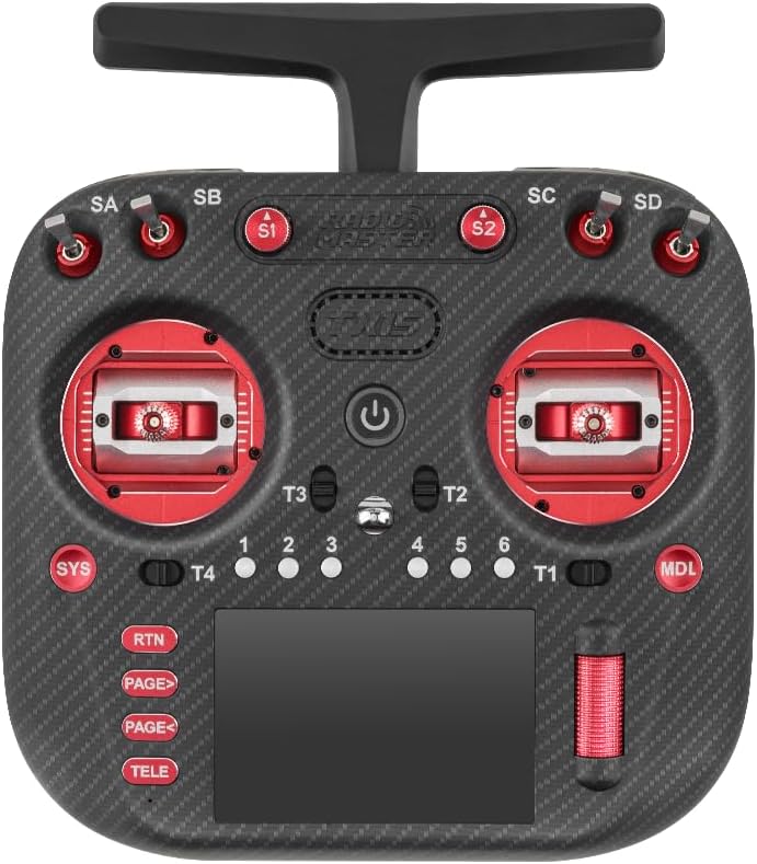 Radiomaster TX15 Max Radio Controller 2.4GHz 16 Channel EdgeTX Radio Transmitter, with AG02 CNC Hall Gimbals/3.5