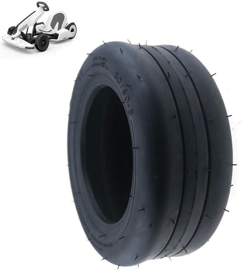 2Pcs 80/60-5 Kart Tires, Electric Scooter Thick & Wear-Resistant Vacuum Tire, Kart Tire Modification Accessories