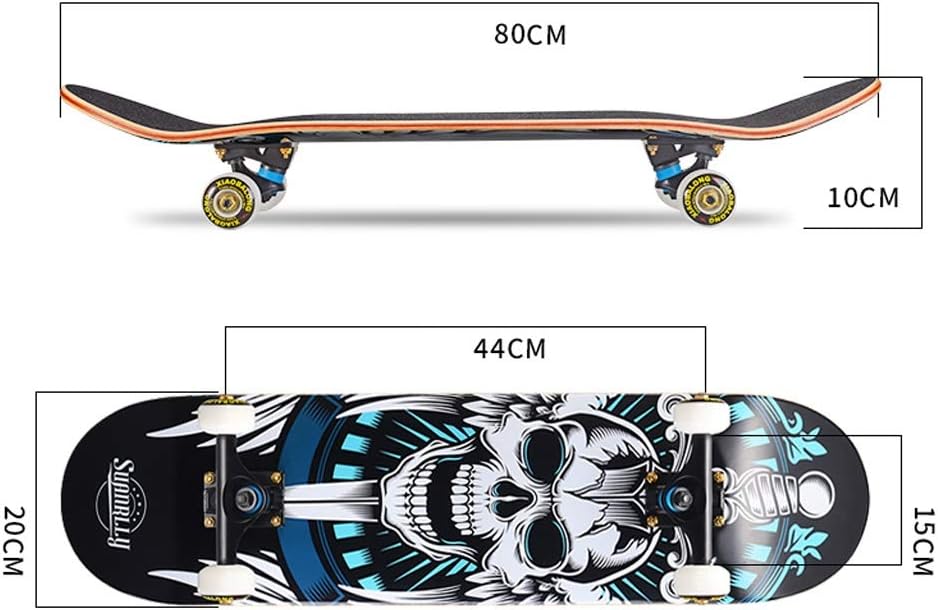 Skateboard-Four-Wheel Skateboard Adult Beginner Boy Girl Brush Street Board Children and Adolescents Double Squat Scooter