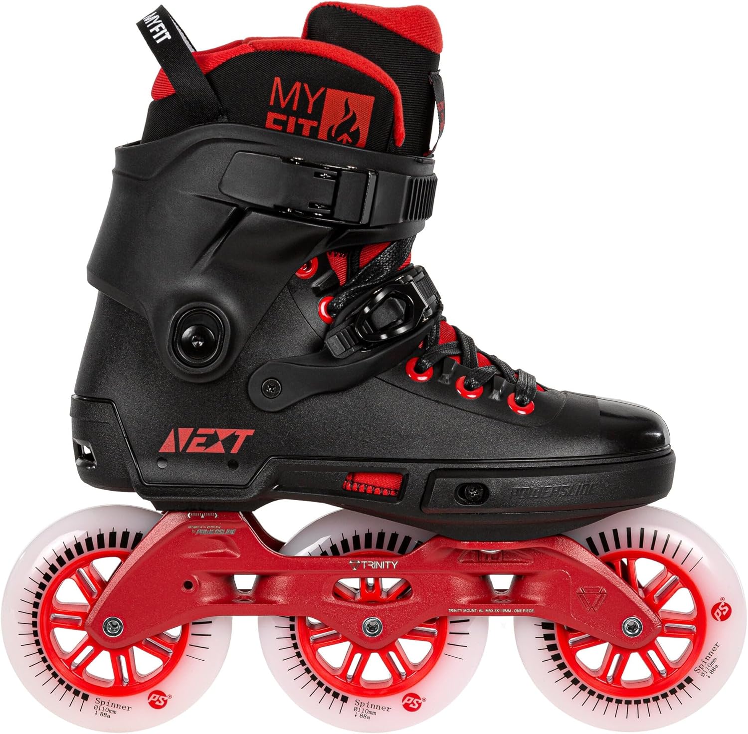 PS Next 110 Skates Red 6.0-7.0 (38-39)