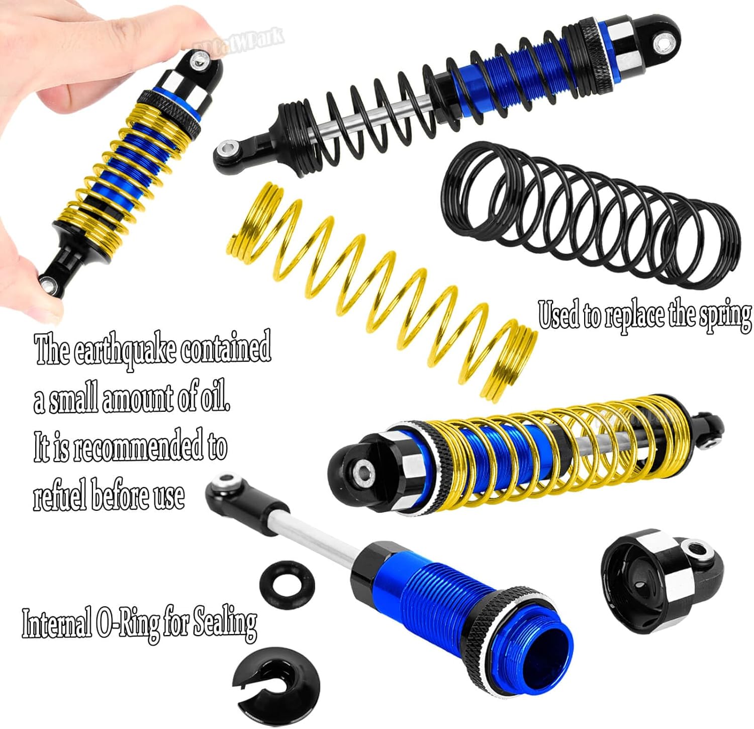 RC Upgrades Part for 1/10 Granite/Senton 3S & Mega550,Shock,Links,A-Arm,Caster Block,Steering Blocks,Stub Axle Carriers,Gearbox,Covers,Center Driveshaft,CVD Axles,Support,Spline,Steering,57TGear,Blue