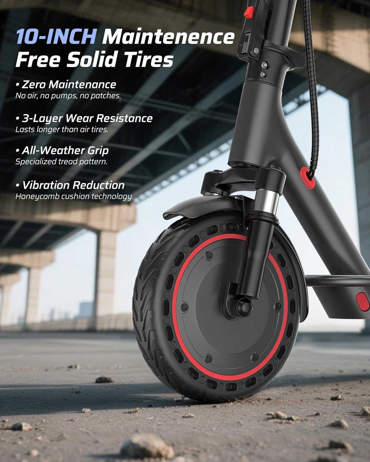 Electric Scooter for Adults, 350W/500W Motor, Up to 22 Miles Long Range, 8.5