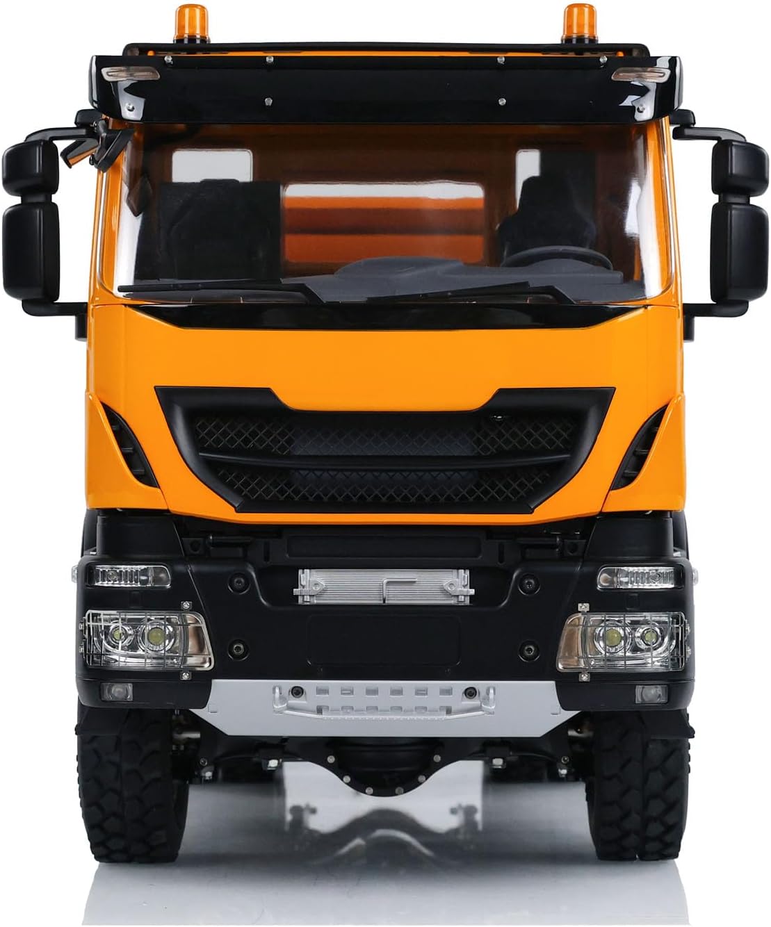 LESU Metal 1/14 6X6 RC Hydraulic Dumper Car 3-Way Radio Control Dump Truck Model 3-Speed Transmission Motor Servo ESC Light Sound System