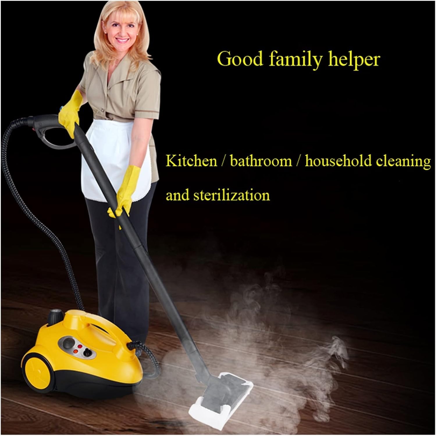 A1DFDFGOQSFG Steam Cleaner Steam Mop Sanitizing Machine High Temperature High Pressure Home 2000W Range Hood Air Conditioning Car Washer