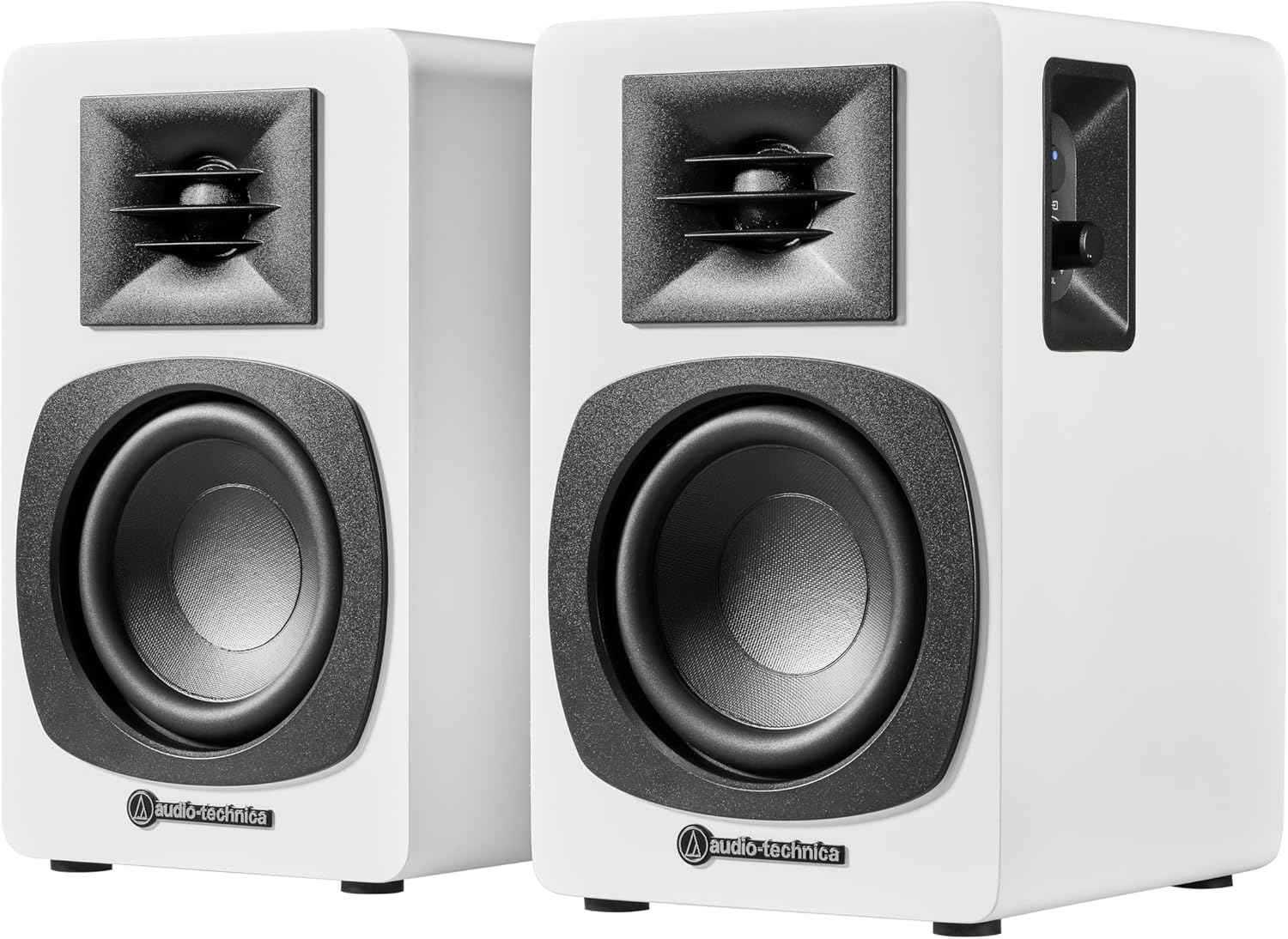 Audio-Technica AT-SP3XWH Powered Bookshelf Speaker