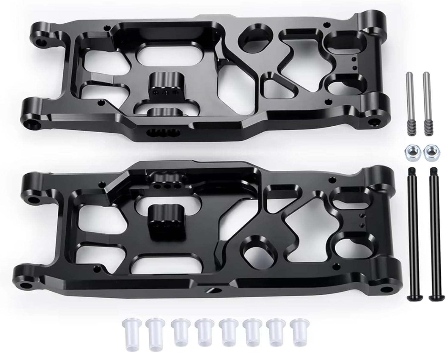 RC Cars Models Parts For Kraton 8S 1/5 CNC Aluminum Alloy Front/Rear Lower Suspension Arms Mount RC Car Truck Model Upgrade Parts(1set)