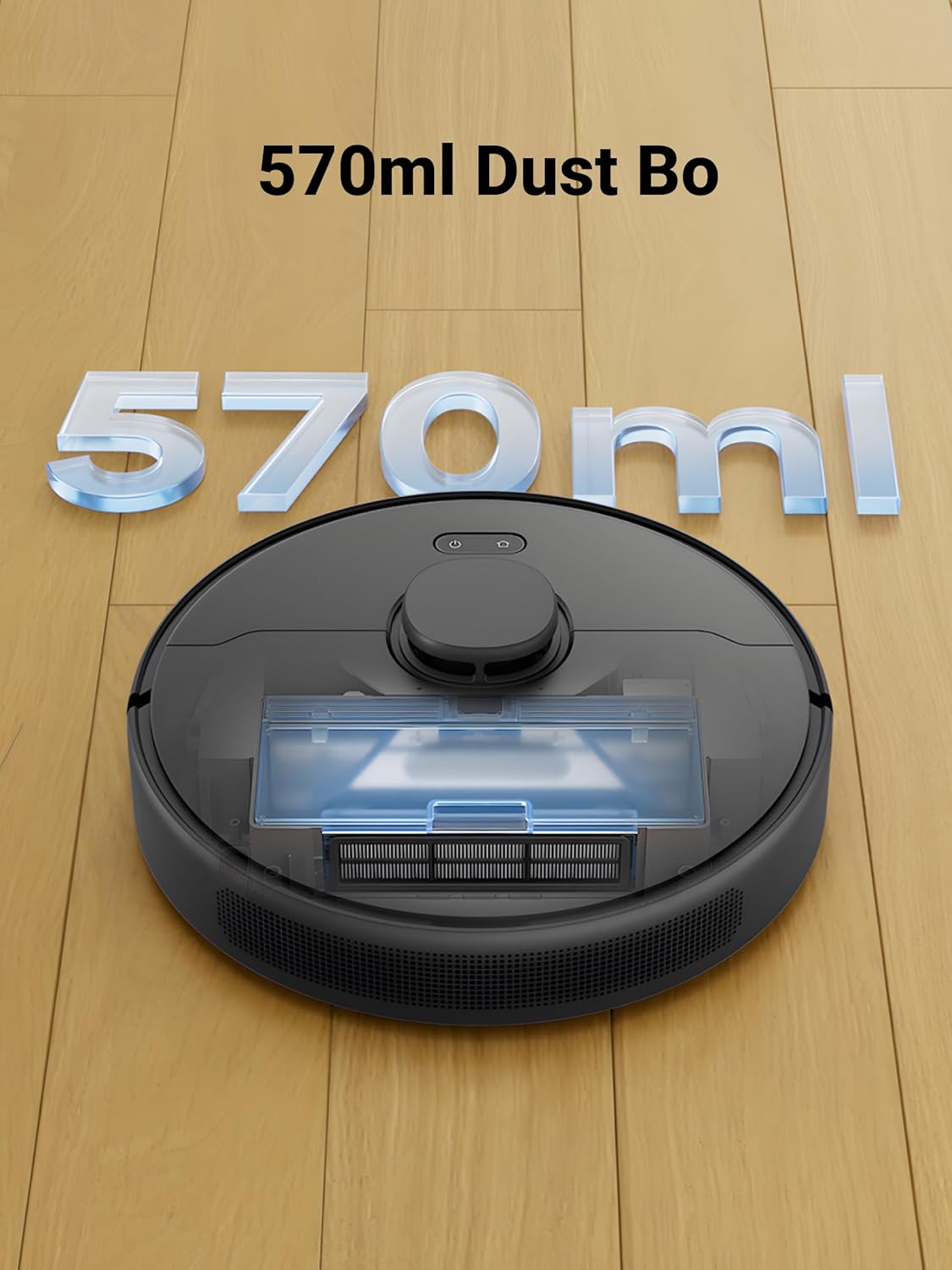 DREAME D9 Max Gen 2 Robot Vacuum and Mop Combo, LDS Navigation, 6000Pa Strong Suction Power, 240mins Runtime, 2-in-1 Sweep and Mop, WiFi, APP, Voice Control