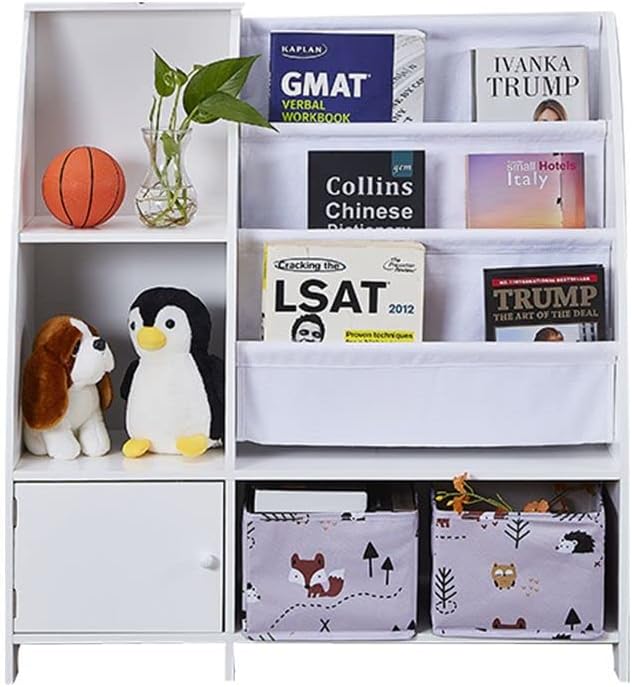 Benicabaly Kids Bookcase with Toy Storage for Organized Reading and Playtime, for Any Nursery or playroom, Stylish and Functional Design