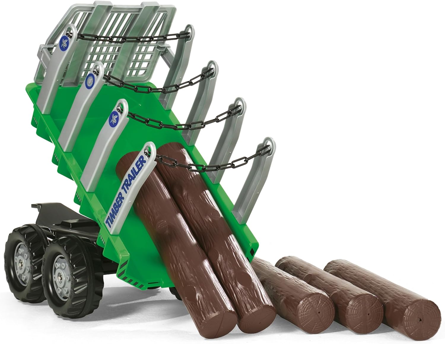 rolly toys Timer Trailer, Green/Silver