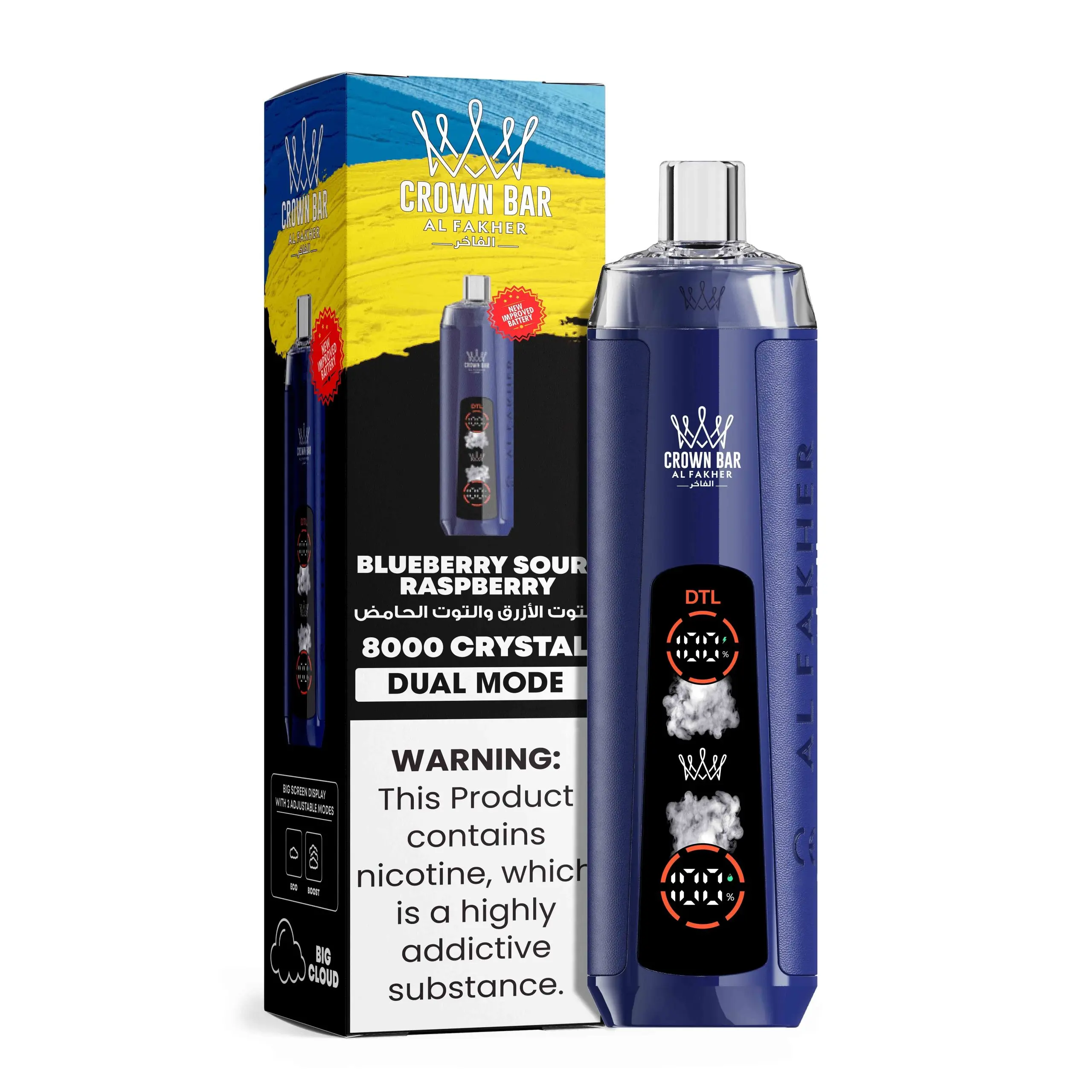 AL FAKHER CRYSTAL 8K (10pcs) - MYEU VAPES
