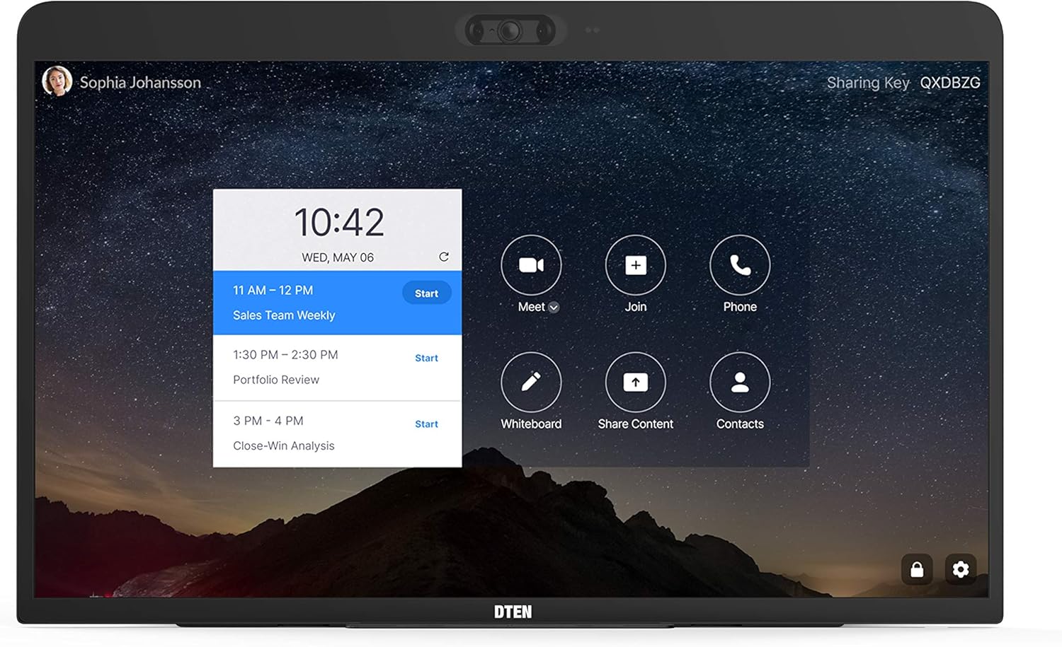 DTEN ME - Zoom for Home, All-in-One Personal Video Collaboration Device, Digital whiteboard, Interactive Monitor with Microphone Array, HD Camera, and Speakers, 27inch