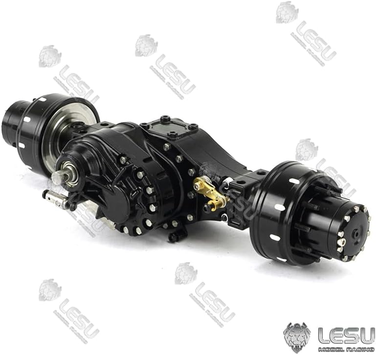 LESU Metal Rear Reduction Axle Interaxle Differential 1/14 Tractor Truck Dumper
